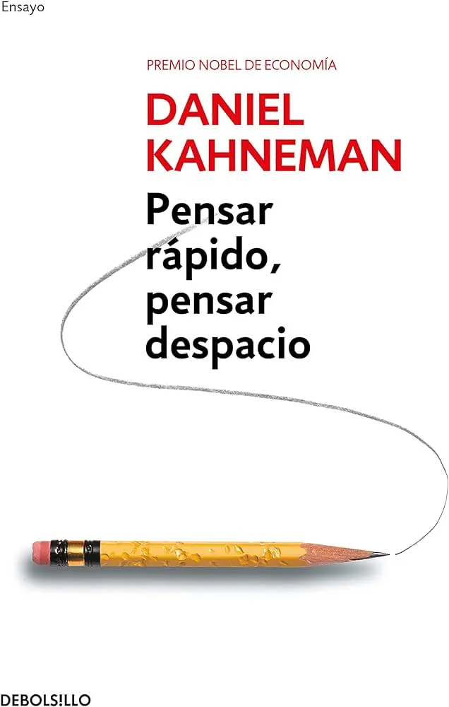 Portada del libro Pensar rápido, pensar despacio, de Daniel Kahneman